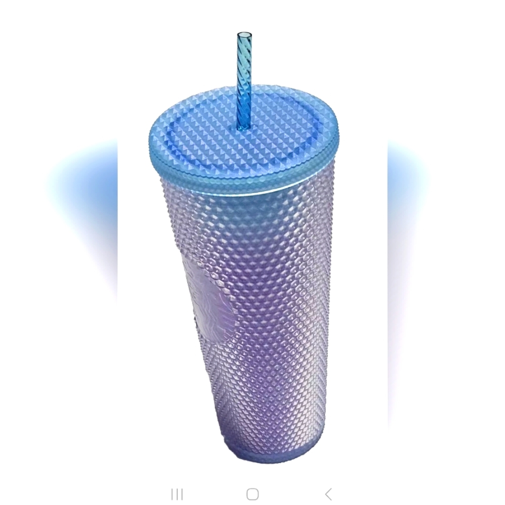 New Starbucks Periwinkle 2024 24oz Tumbler Valentine - Picture 3 of 7